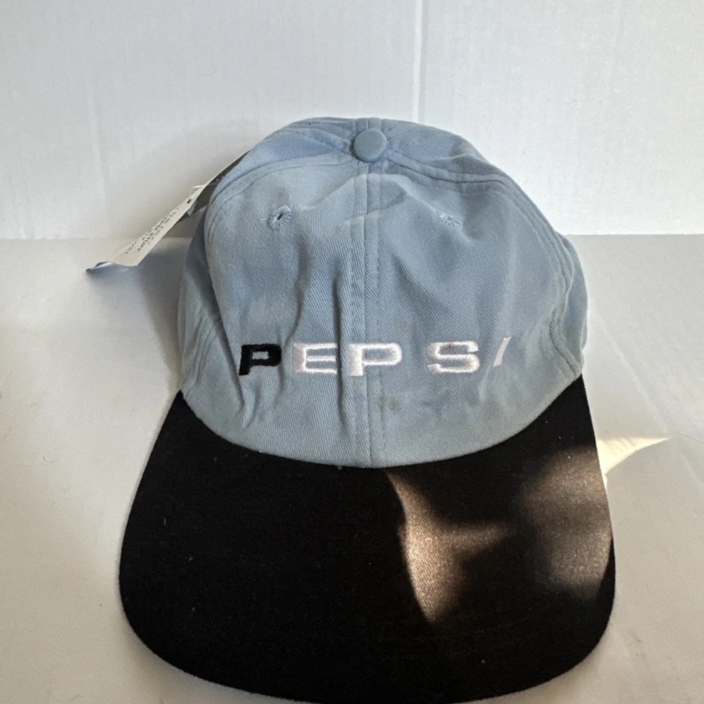 Vintage Pepsi Strap back Hat Generationext 1990s Canvas Baseball Cap NWT, NOS